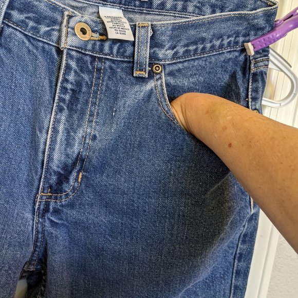 VINTAGE LIZSPORT JEANS | Stonewashed | Bootcut | 8 | EUC | 100% Cotton | POCKETS - Picture 2 of 7